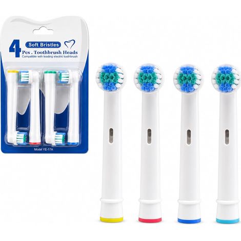 Brossettes de Rechange Compatibles avec Oral B iO, Têtes de Brosse à Dents iO Compatibles Série 2/3/4/5/6/7/8/9/10, Nettoyage Doux des Gencives, 36 Pack (1/5)