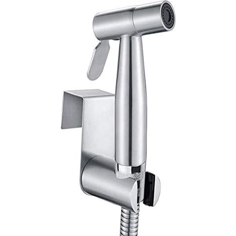 Kit de douchette WC bidet en acier inoxydable, douchette bidet à pression réglable (1/5)