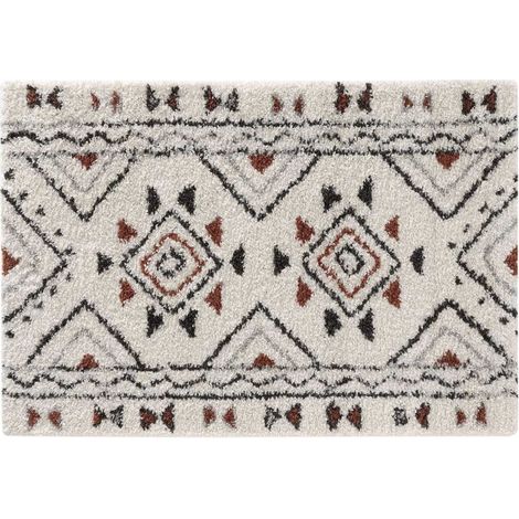 Tapis Déco à Motifs "Saharienne" 120x170cm Beige (1/3)