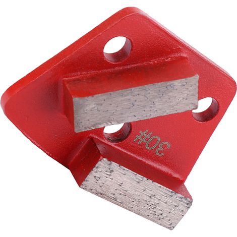 Lot de 3 disques de ponçage diamantés trapézoïdaux pour sols, grain n° 30, liant métallique (1/5)