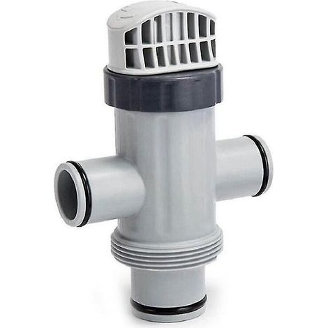 ZVD 11872 Connecteur de tuyau de soupape à piston à double tuyau fendu compatible avec pompe de piscine manuelle électrique et ab (1/3)