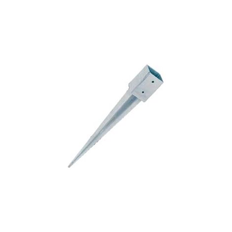 SUPPORTO DA PIANTARE SU TERRENO PER TRAVE ART.797  mm.91x91x750    ALDEGHI
