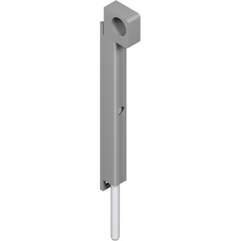 La Croisee Ds – Verrou à deux entrées inox 250 mm – Pêne inox Ø 8mm – Adaptable sur porte battante et fenêtre à frappe – Blanc 9010