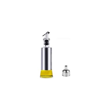 Bouteille distributrice d'huile et vinaigre en verre, anti-fuite, pour cuisine et barbecue –