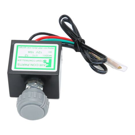 BUNTHAUS ‌Interrupteur Thermostatique Électronique de Climatisation Auto 10A‌ - Contrôle de température 12V - Accessoire universel (1/5)