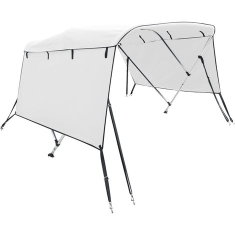Toit bimini à 3 arceaux parois latérales 183x(154-167)x137 cm CFW192041 (1/5)
