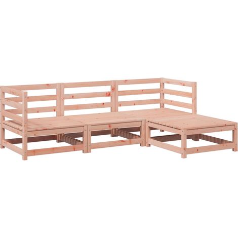 Maison Exclusive - Set Divani da Giardino 4 pz in Legno Massello Abete Douglas