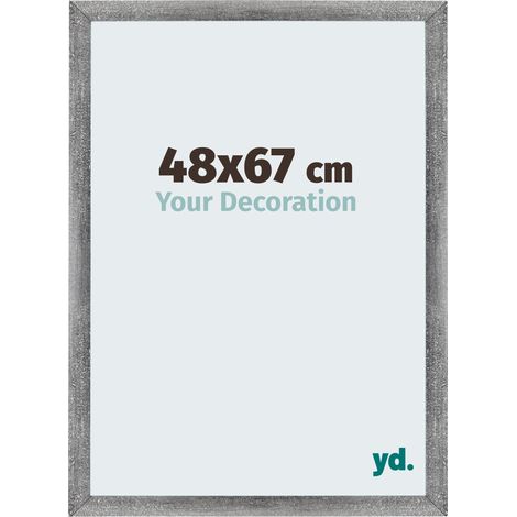 yd. - Cadre photo 48x67 - Gris Patine - MDF - Mura