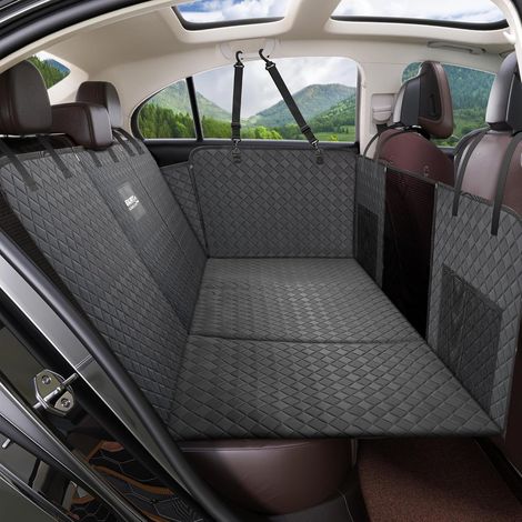 Housse de Siège D'auto pour Chien avec Fond Dur, Protection Coffre Voiture Chien,Etanche Siège Arrière de Voiture,Résistant aux Rayures,Large et Antidérapant,Grande Capacité de Charge 200KG