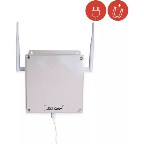 Kit à composer - Boîtier-contrôleur 4G aimanté résistant IP65 + Transformateur 12V (UltraCAM) (1/5)