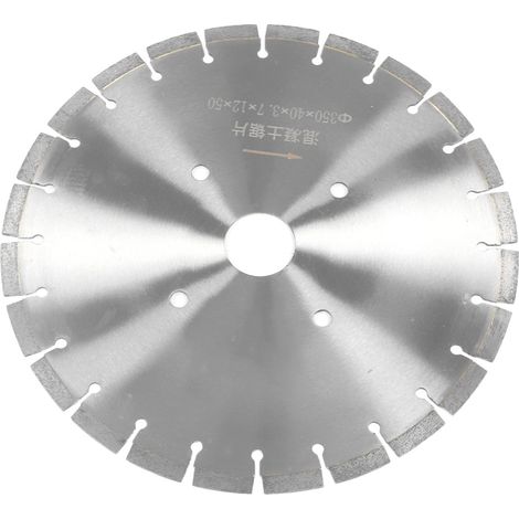 Lame de scie diamantée Φ350 mm pour la rénovation de chaussées en ciment, asphalte, béton et béton préfabriqué lame de découpe de route. (1/5)