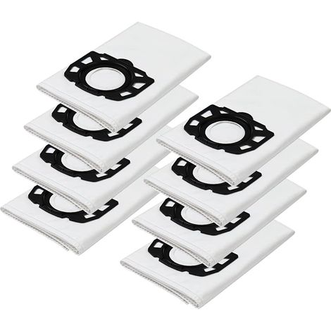 8er-Pack WD5-Fleecefilterbeutel für Kärcher Nass- und Trockensauger WD4, WD5, WD5/P, MV4, MV5, MV6, ersetzt die Teilenummer 2.863-006.0-AquaForge