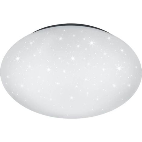 Plafonnier Rond Effet Etoile Paolo Led 4000k Blanc IP44 Trio Lighting (1/3)