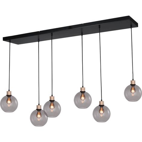 Lampe suspendue Lazise 6x Ø 20cm doré - 2641-05-02-130-25620 (1/3)