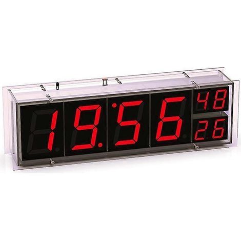 Horloge réseau Wi-Fi ESP8266 avec affichage numérique de l'heure par matrice de points LED rouge et verte (1/5)