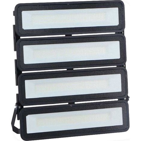 TRADE SHOP - Faro Led Modulare 200 Watt Nero Proiettore Da Esterno Luce Fredda 6000k Ip65 El-200w-f -