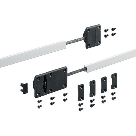 Ausrichtbeschlag Aluminium Set für eine Tür