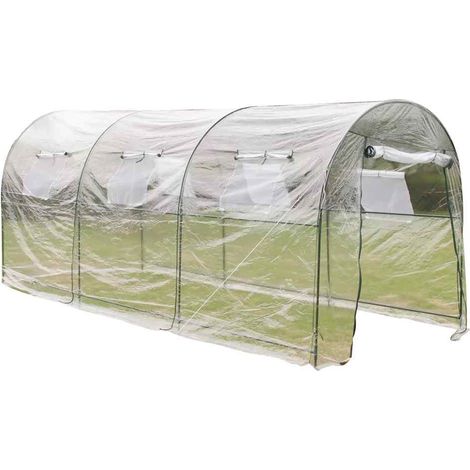 Maison Exclusive - Serra Esterna con Ampia Cabina Portatile per Piante da Giardino (1/5)