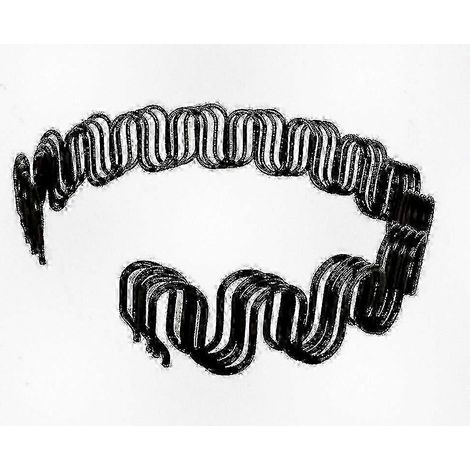 Ressorts de rechange pour canapés et chaises compatibles avec plusieurs marques, longueurs de 40 cm à 60 cm, avec clips, modèle fg2025031702507 70 cm. (1/5)