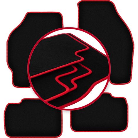 CARLUX-RED Autofußmatten für: FIat Punto I Fließheck (1992-1999) (1/5)