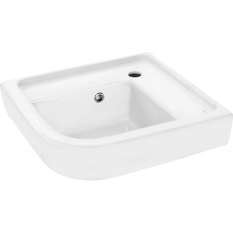 ONDO ECK-HANDWASCHBECKEN 45 CM WEIß, CLEAN