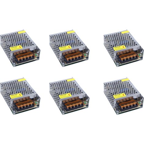 6X AC 110-220V DC 24V 2A 48W Commutateur Transformateur D'Alimentation pour LED Strip Light (1/5)