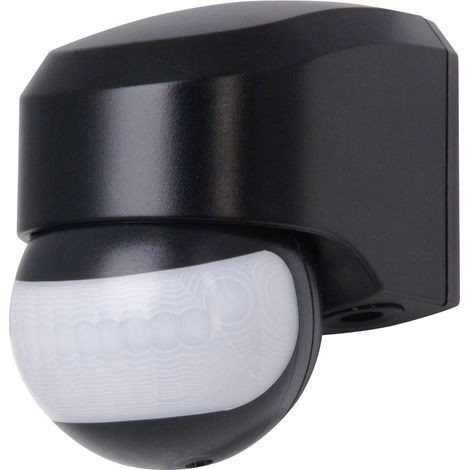 Kopp 823805017 parete Rilevatore di movimento ad infrarossi passivo PIR 180 ° Relè Nero IP44