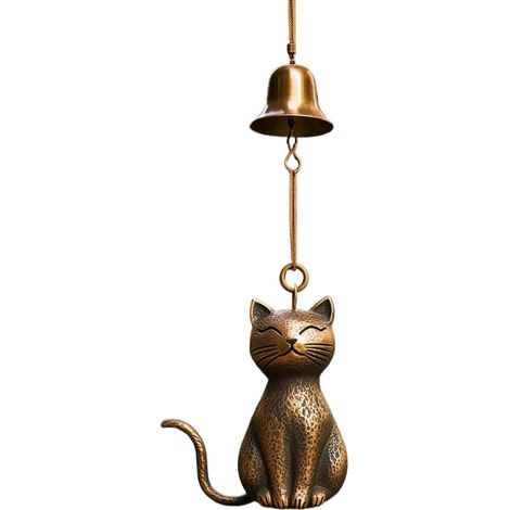 Dekorationen für den Außenbereich Windspiel Gedenkkatze für