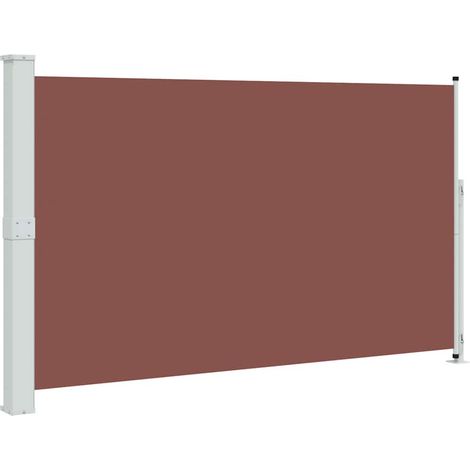 Tenda da Sole Tenda Laterale Retrattile per Patio 180x300 cm Marrone (1/5)
