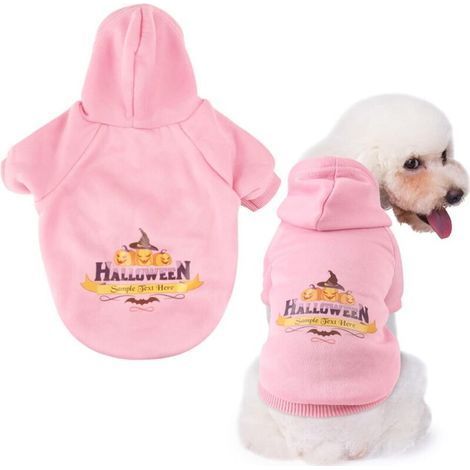 pair Manteaux pour animaux de compagnie à capuche pour chien (XS, rose)-Fei Yu (1/2)