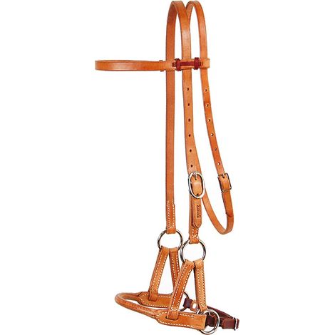Side Pull Schutz Brothers harnais en cuir sans morsure et tour de cou (1/2)