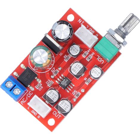 Carte de préamplification, module d'amplificateur de puissance unique, amplificateur de subwoofer avec potentiomètre de volume AD828 (1/5)