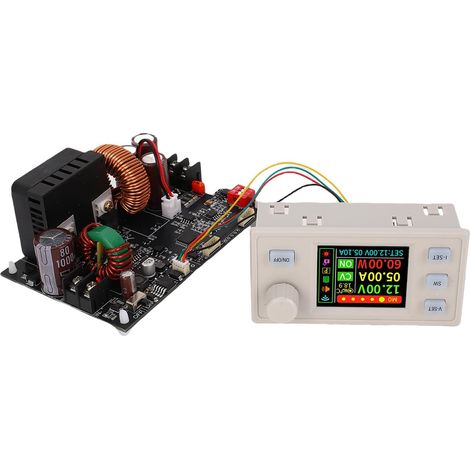 Alimentation Régulée CNC DC, 0-60 V 20 A 1200 W Réglable, Régulateur de Tension à Affichage Numérique avec en Temps Réel, Résolution 0,01 V 0,01 A pour Laboratoire (1/5)