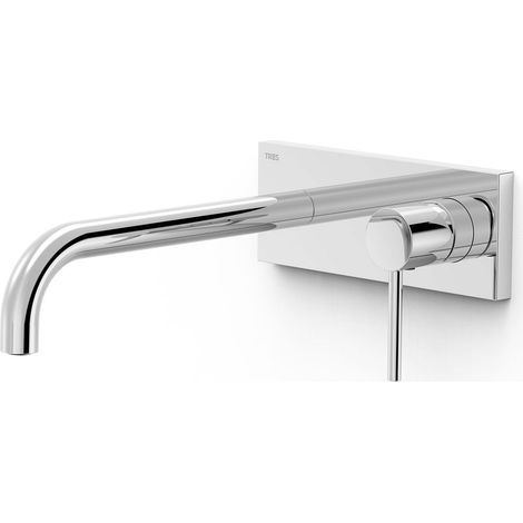 TRES 26230032 STUDY Pieza Vista para Cuerpo Empotrado De Lavabo Color Cromo - ref: 26230032