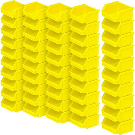BRB Classic FB 6 Lot de 50 boîtes de présentation Jaune 95/65 x 100 x 50 mm 0,3 l