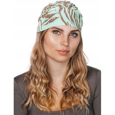 Pañuelo de mujer Tess 456 hecho de bambú, turbante de primavera, también después de la quimioterapia. (1/5)