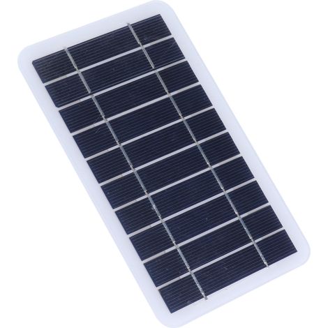 2W 5V polykristallines Silizium-Solarpanel, Solar-Akkuladegerät für den Außenbereich, mobile Stromversorgung zum Laden von Mobiltelefonen (1/5)