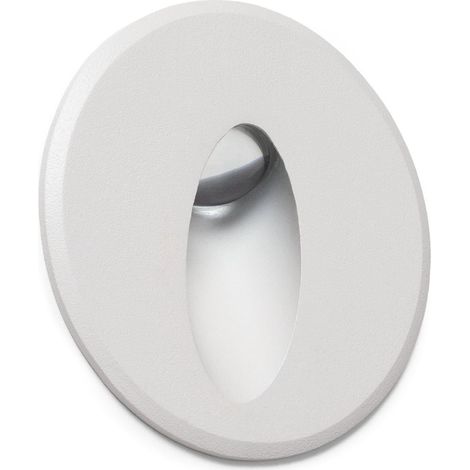 LED Außenleuchte 3W Einbau Wand Rund Oval Adam 2700K Weiß Warmweiß (1/5)