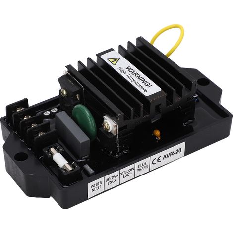 Automatischer Spannungsregler 20A Bürstenloser Generator Spannungsreglermodul Dieselgenerator AVR 0–115V DC (1/5)