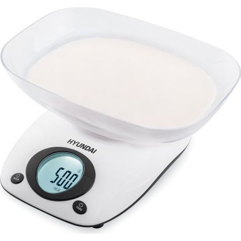 Báscula de cocina Hyundai kve034 capacidad 5 kg bol 1100 ml