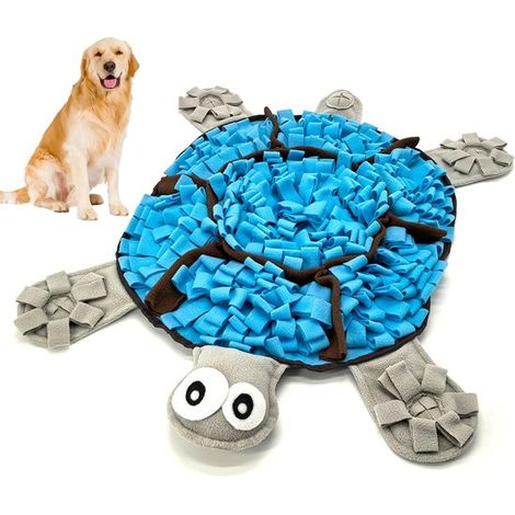 Tapis de fouille ZVD pour chiens - Tapis d'alimentation lente en forme de tortue - Convient aux chiens de petite et moyenne taille (1/5)
