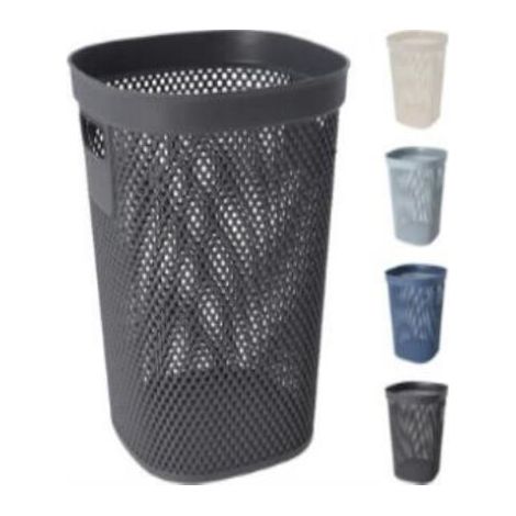 PAPELERA PP 12,5L HOBBY LIIFE SURTIDO 4 COLORES