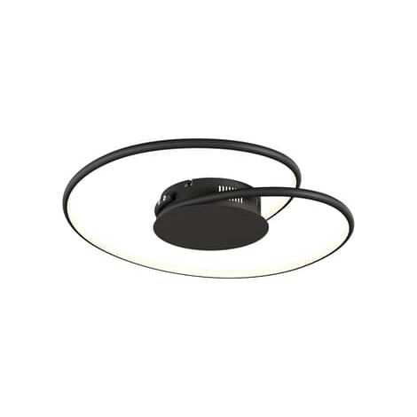 [NEUWERTIG] B-Ware Lindby Joline Led Deckenlampe Deckenlampe Deckenlicht Flurlampe Schwarz 45 Cm