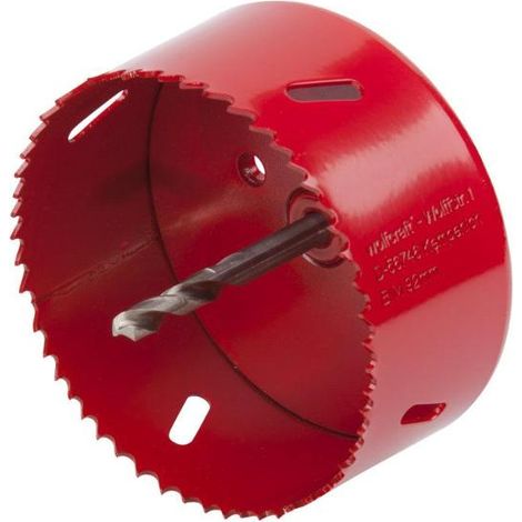 wolfcraft - Sega a tazza multimateriale BiM - Diametro 92 mm - Profondità di taglio 40 mm. Punta di centraggio - rif. 5492000
