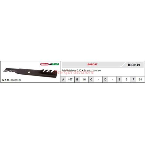 Hoja Gator® G3 de 18", SCAG, John Deere... - Oregon 96-344 (1/2)