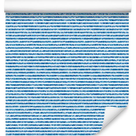 Papier peint à carreaux bleu azur pour salon et chambre 50x1000 cm (1/5)