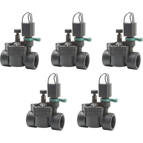 Electroválvula Rain RN 150 24V 1 con regulador de caudal (Pack x 5)  Oferta exclusiva (1/5)