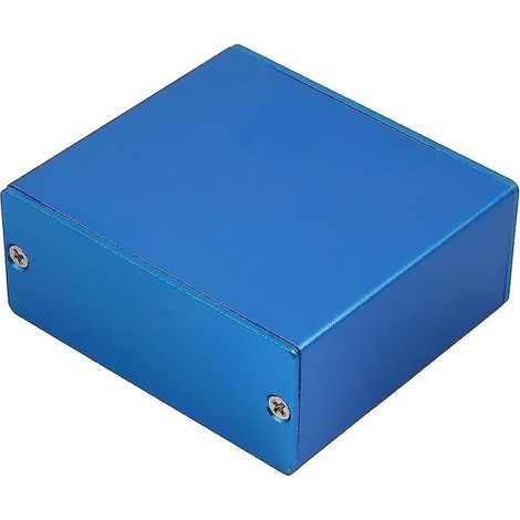 Boîtier électronique en aluminium pour circuit imprimé avec bride 1,97 x 2,2 pouces (1/4)