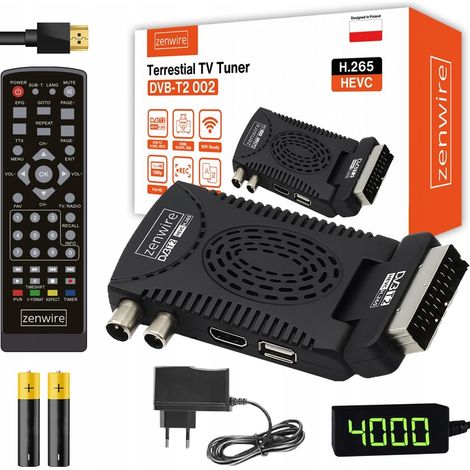 Chiavetta TV terrestre DVB-T2 HEVC H.265 WiFi Zenwire 002 Decoder e sintonizzatore satellitare