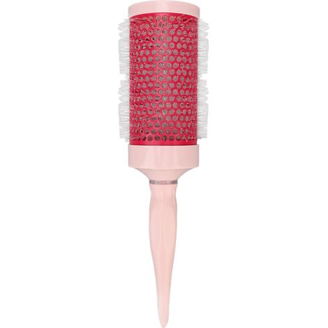 Brosse ronde anti-statique à ions négatifs pour séchage rapide et massage du cuir chevelu, peigne à frange nylon pour salon et maison, 26x5.7x5.7cm (1/5)